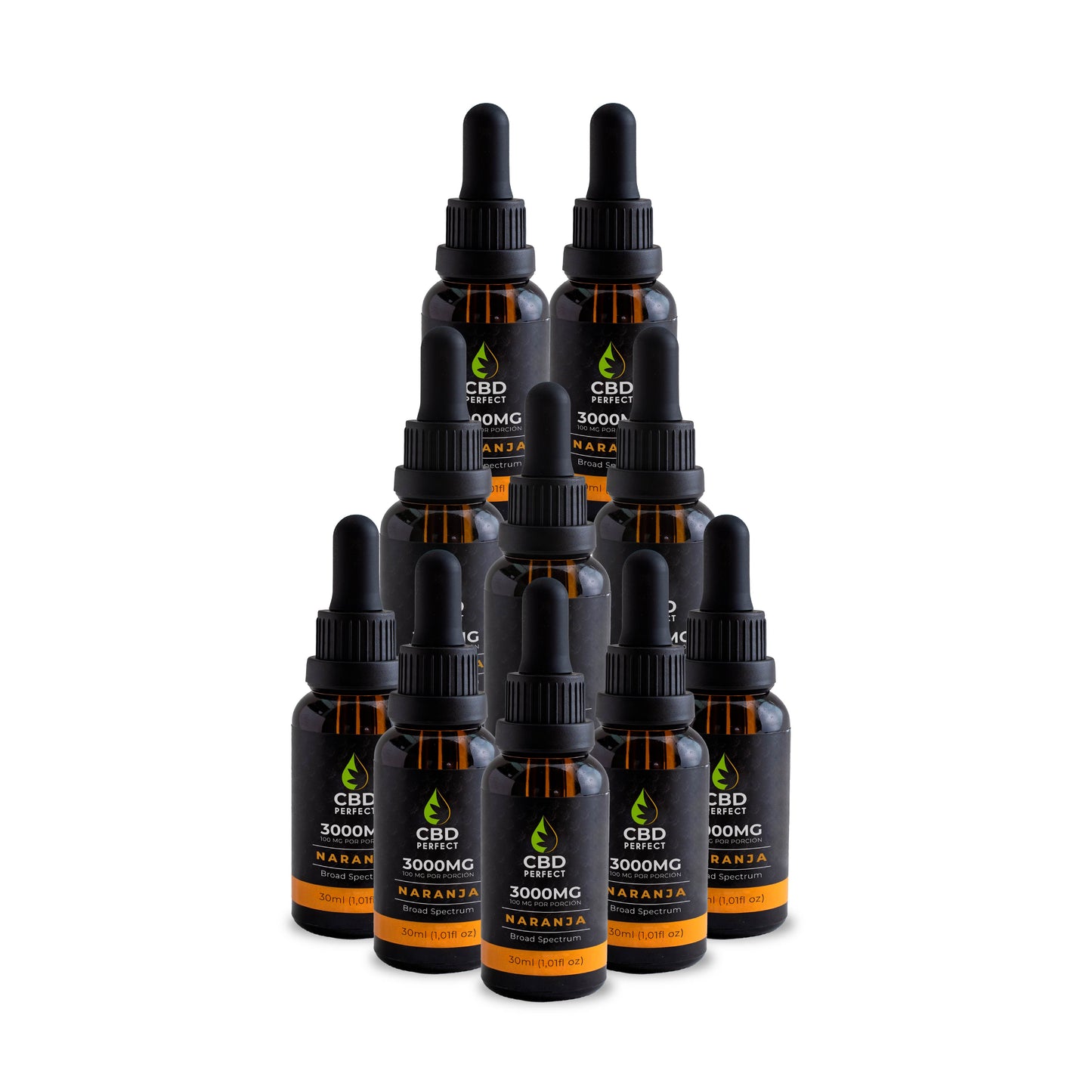 Aceite de CBD 3000 MG - 3 Sabores x10