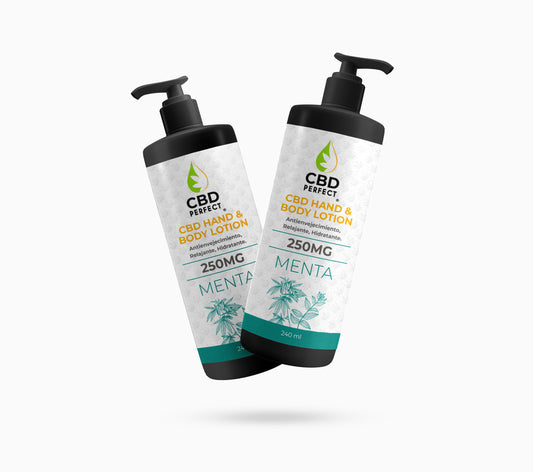 Loción Corporal con CBD Menta