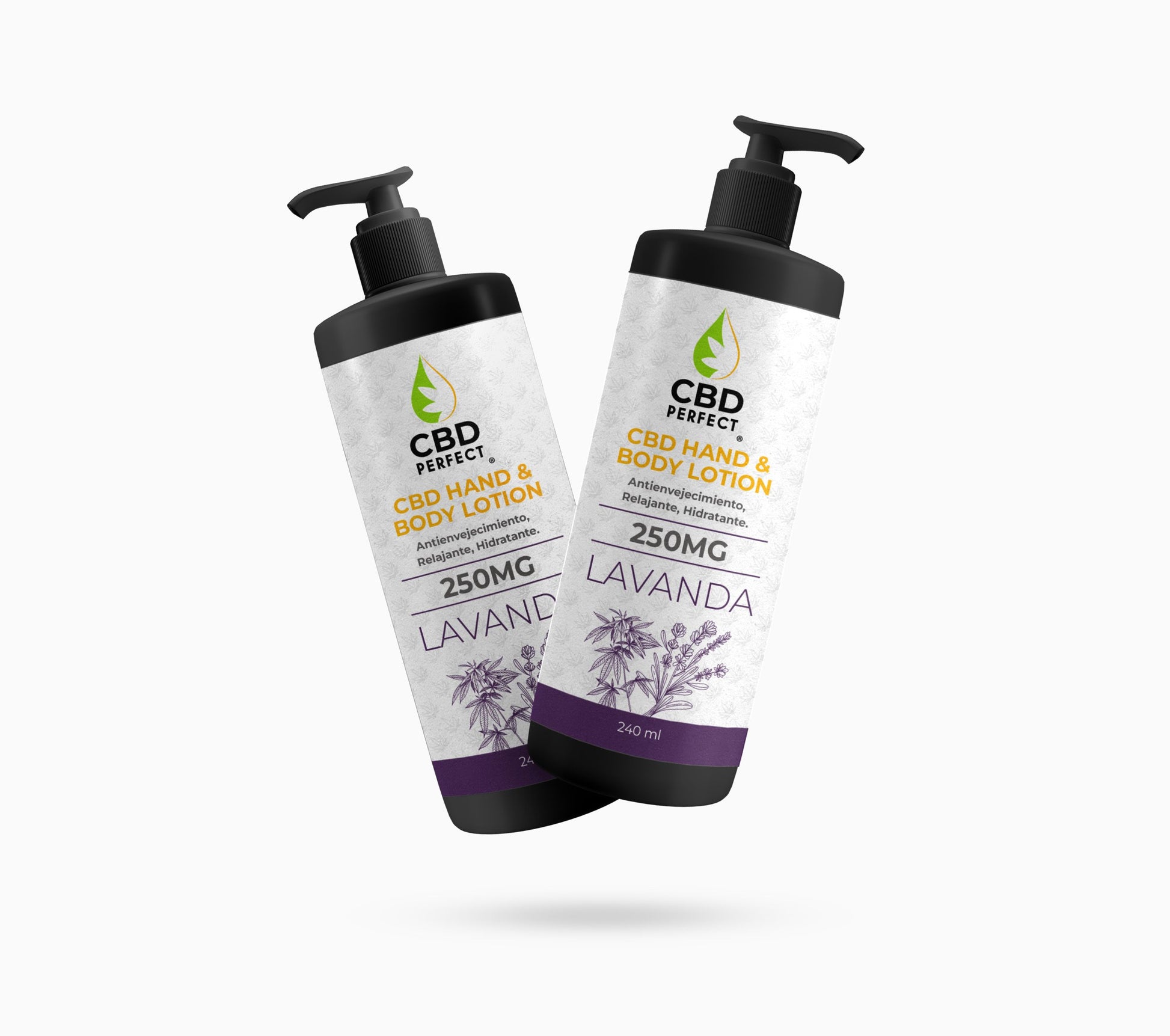 Loción Corporal con CBD Lavanda