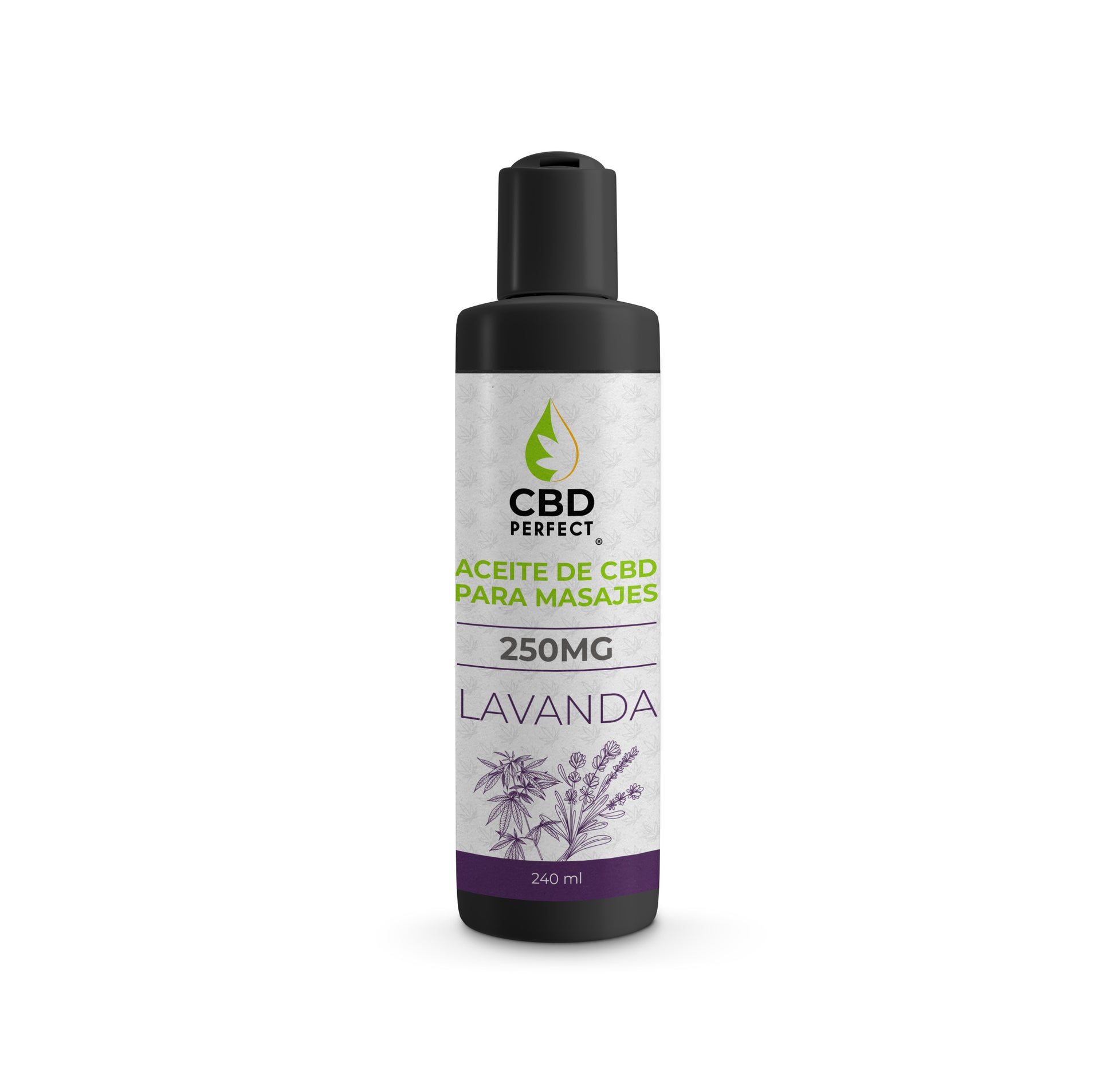aceite cbd para masajes lavanda