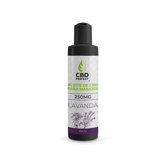 aceite cbd para masajes lavanda