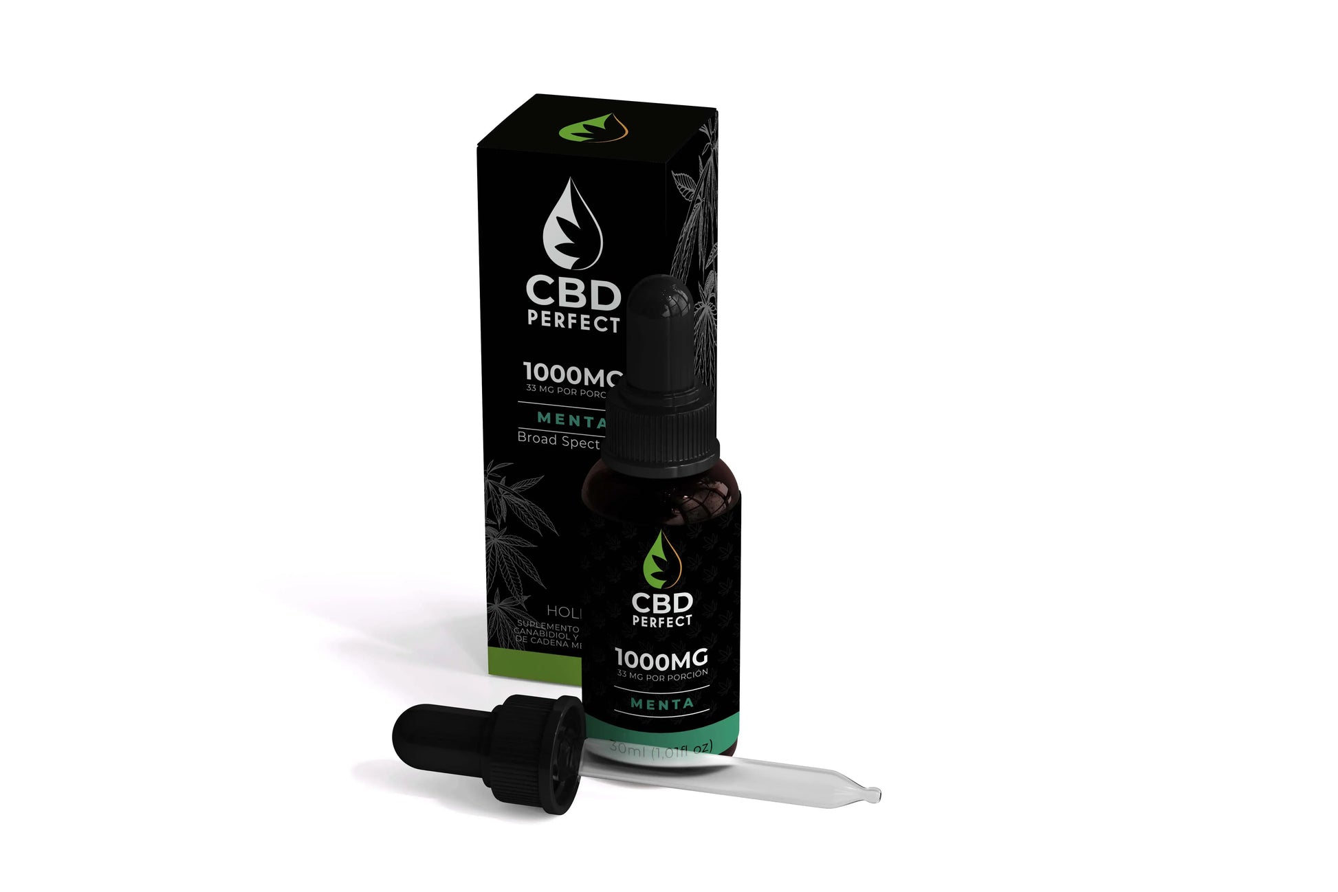 gotero de cbd 3000 mg sabor menta