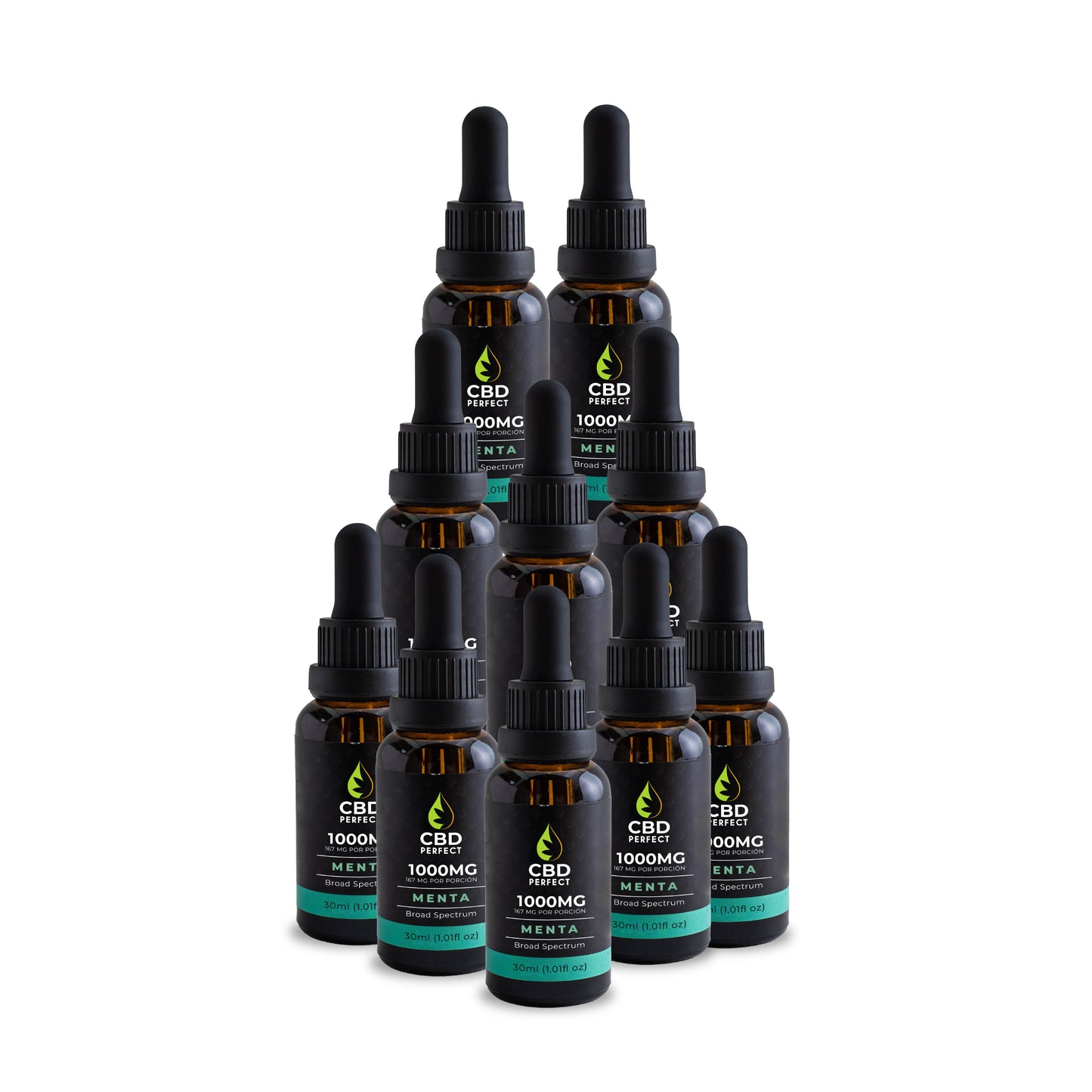 Aceite de CBD 1000 MG - 3 Sabores x 10