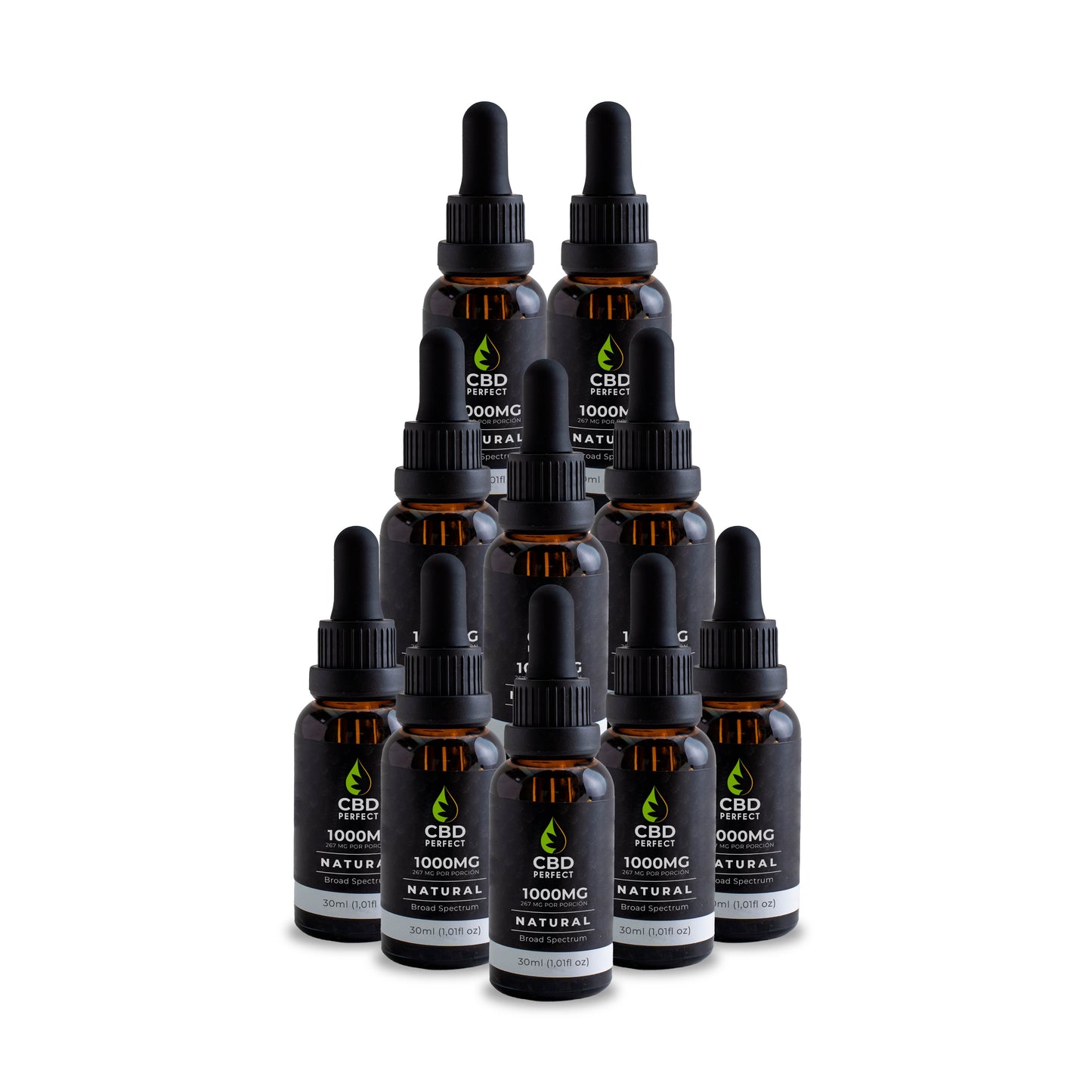 Aceite de CBD 1000 MG - 3 Sabores x 10