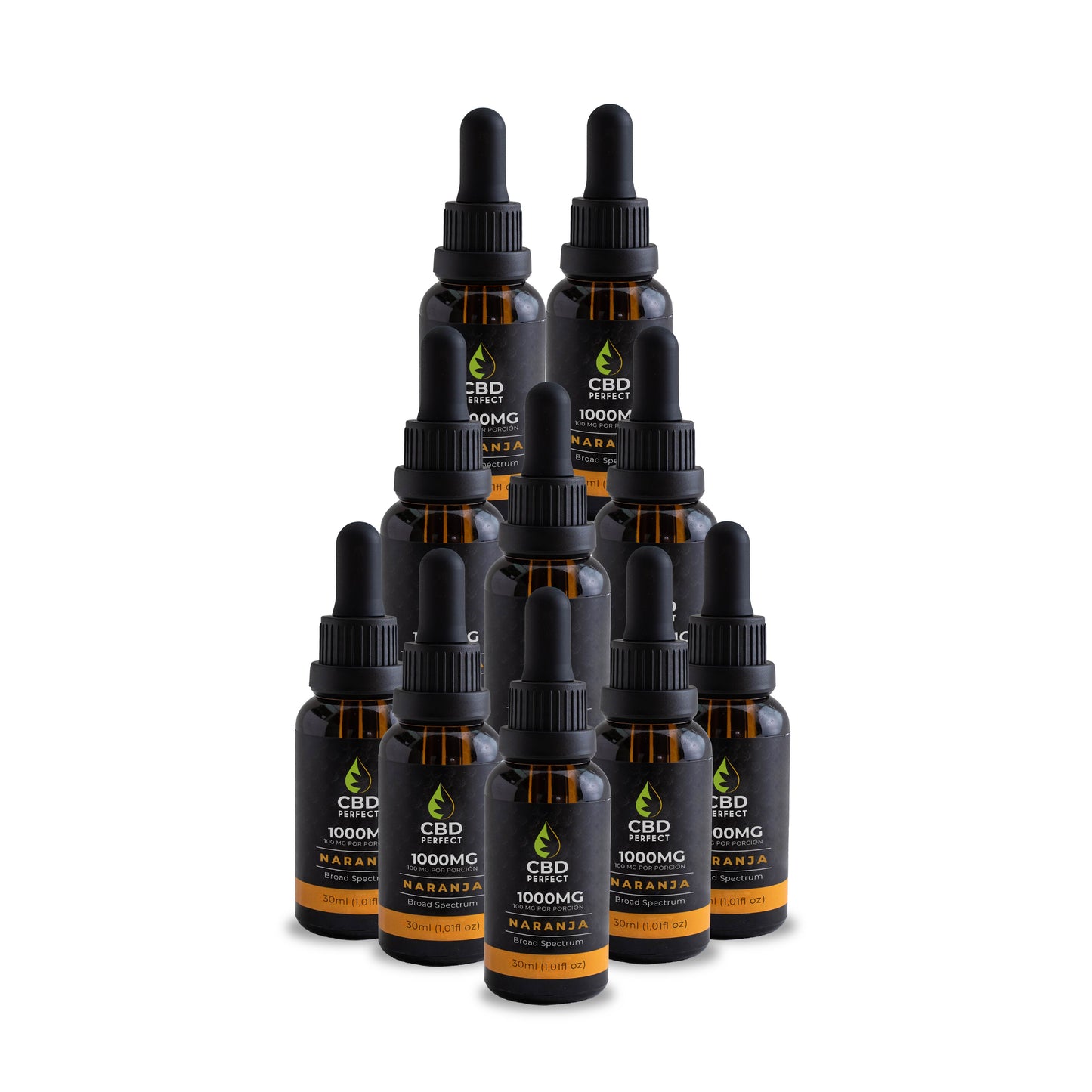 Aceite de CBD 1000 MG - 3 Sabores x 10