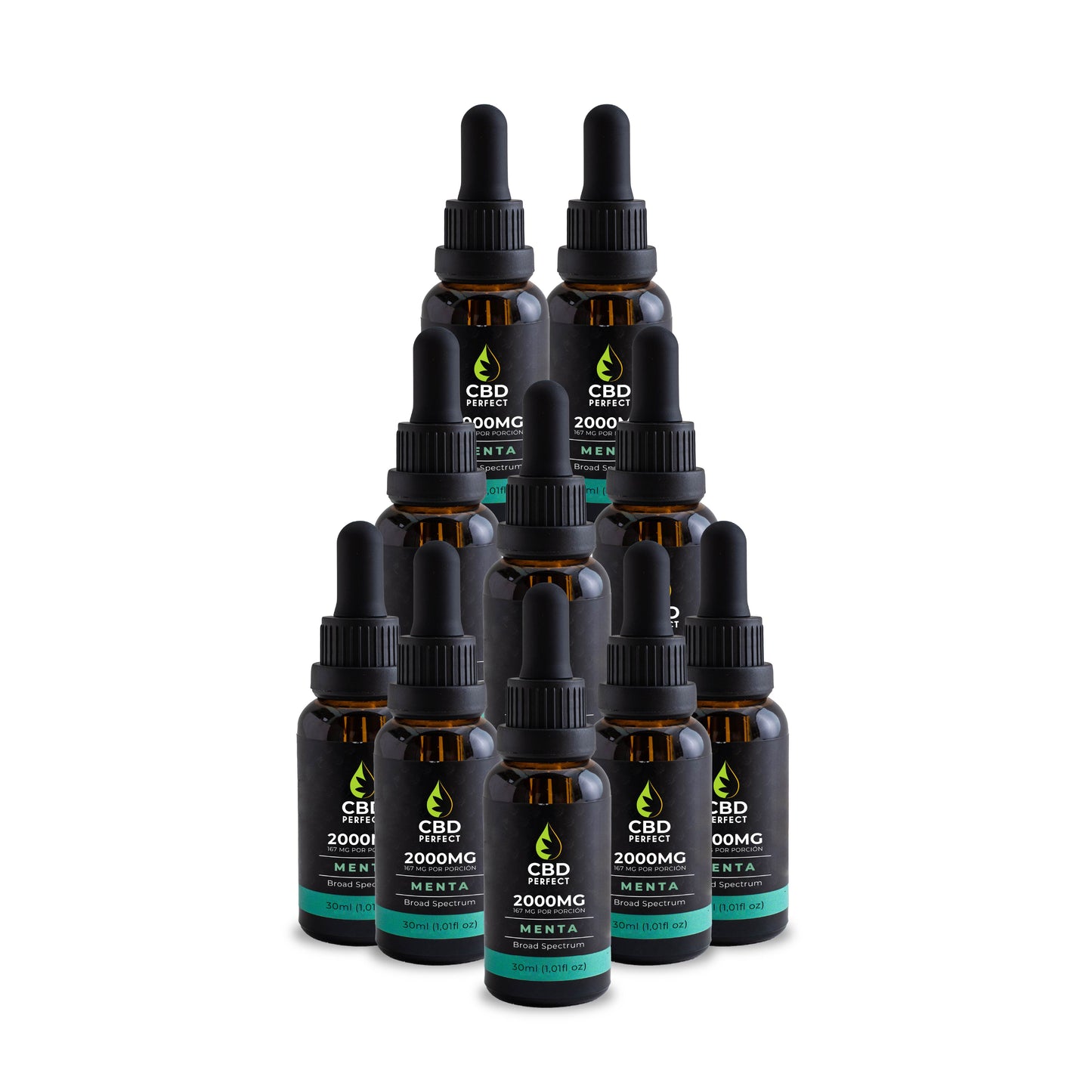Aceite de CBD 2000 MG - 3 Sabores x10