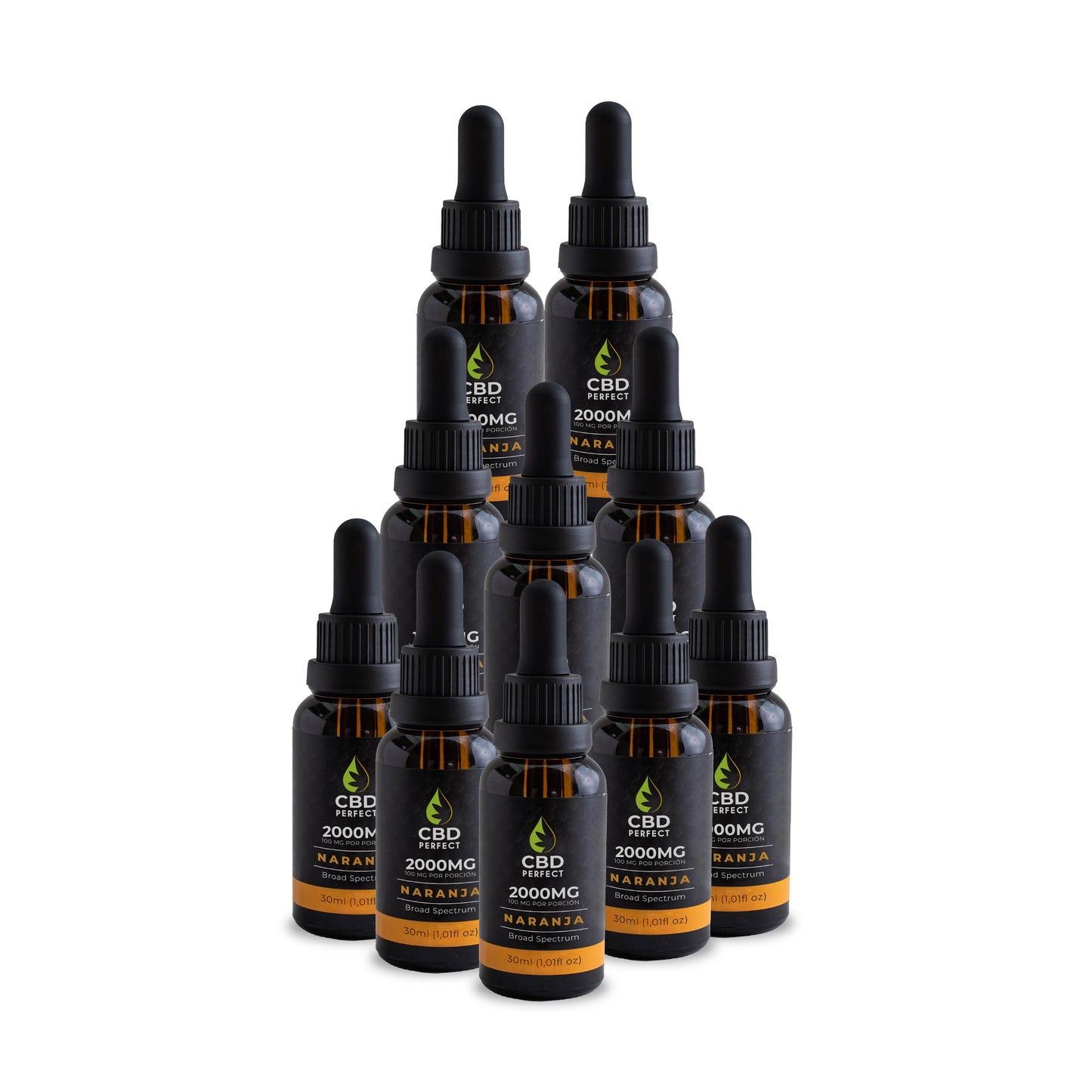 Aceite de CBD 2000 MG - 3 Sabores x10
