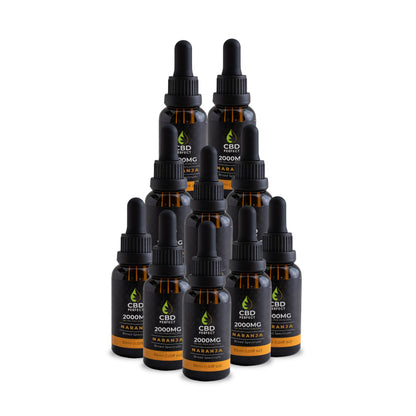 Aceite de CBD 2000 MG - 3 Sabores x10