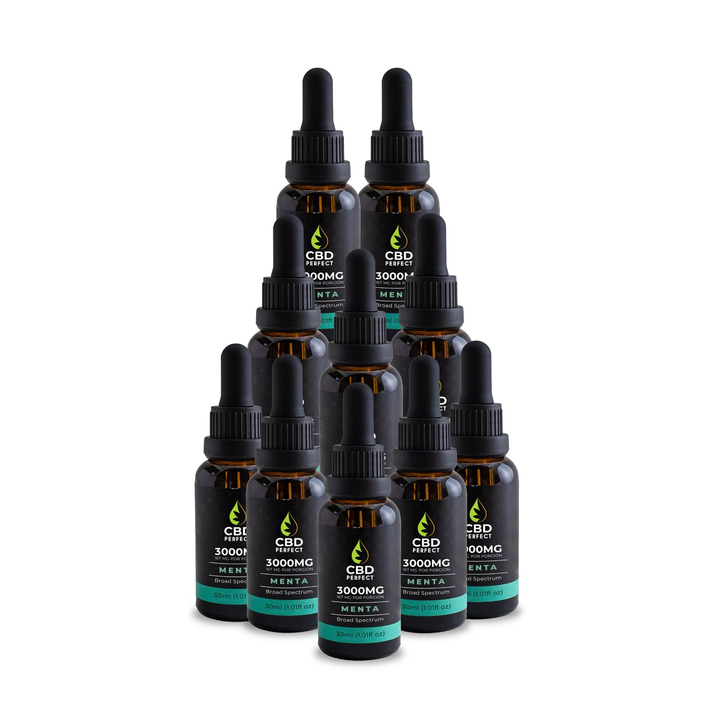 Aceite de CBD 3000 MG - 3 Sabores x10