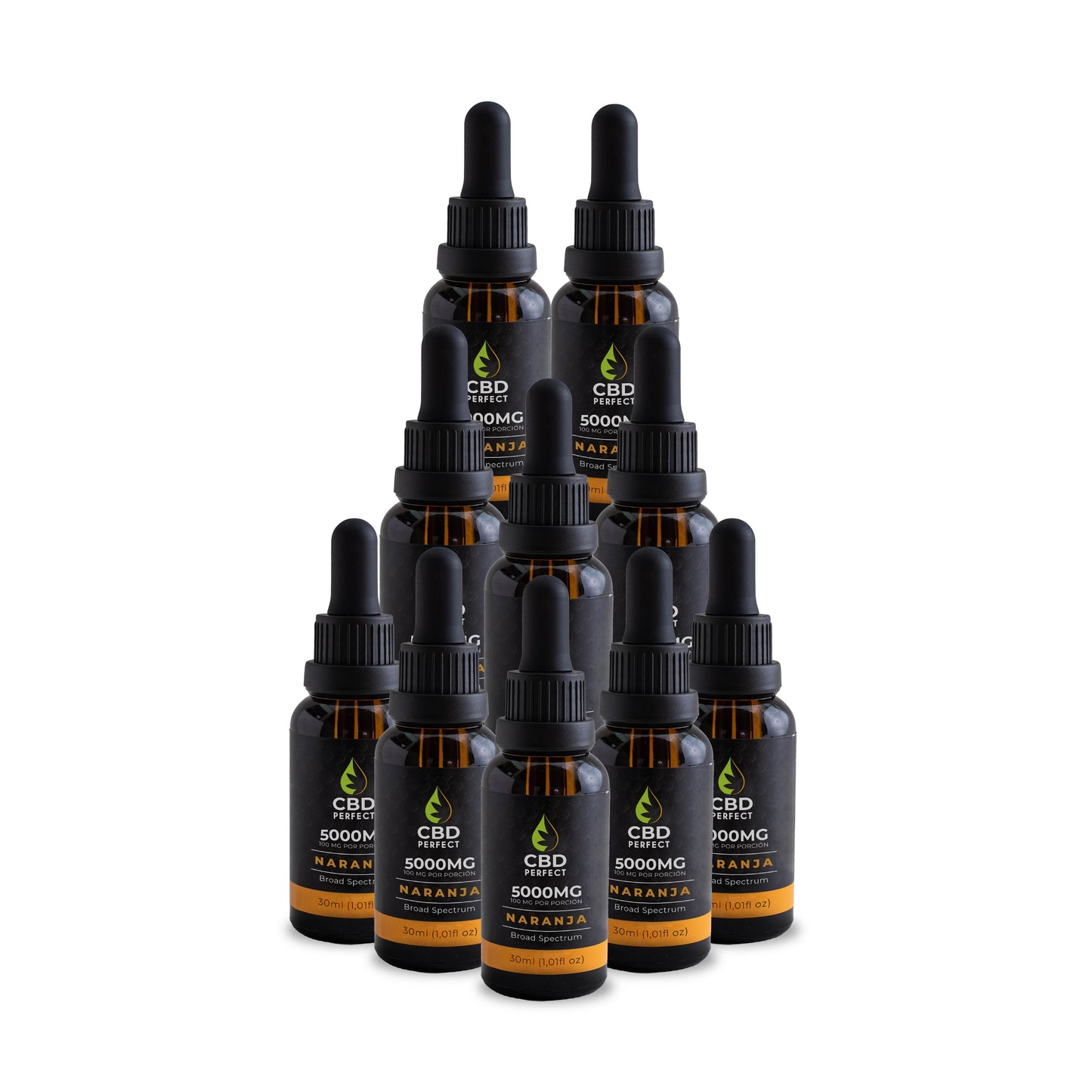 Aceite de CBD 5000 MG - 3 Sabores x10