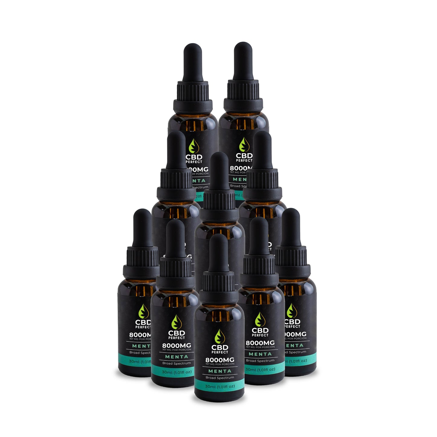 Aceite de CBD 8000 MG - 3 Sabores x10